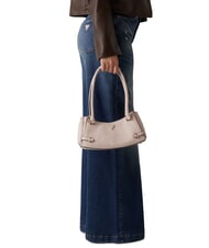 GUESS ROSALBA Bolso de hombro con estampado saffiano ROSE - Bolsos Mujer - 5