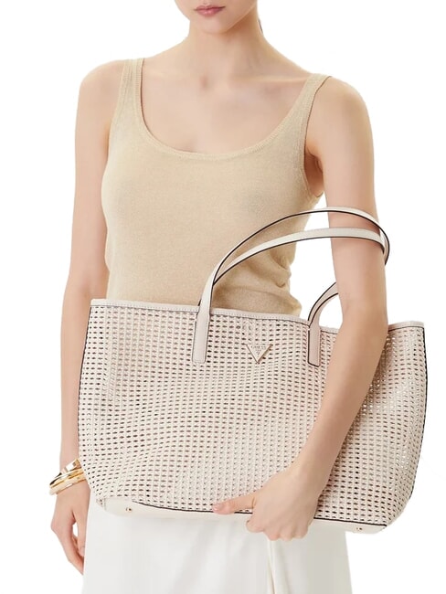 BRIGITTA Bolso shopper tejido con clutch c&aacute;scara - Bolsos Mujer