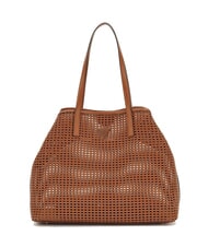GUESS BRIGITTA Bolso shopper tejido con clutch COGNAC - Bolsos Mujer - 3