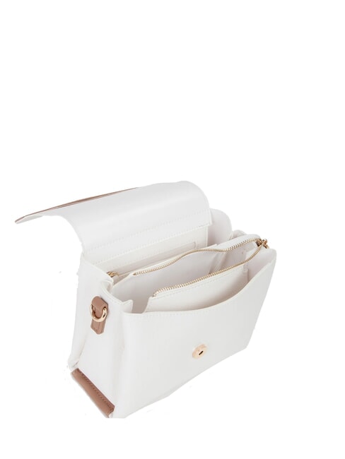 ALEXIA Mini bolso de hombro blanco/cuero - Bolsos Mujer