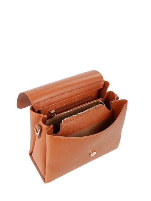 ALEXIA Bolso con logo met&aacute;lico en la bandolera. cuero - Bolsos Mujer