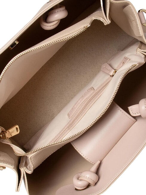 ALEXIA Bolso de mano con correa de hombro con logotipo color crudo - Bolsos Mujer