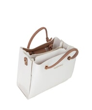 MARIO VALENTINO ALEXIA Bolso de mano con correa de hombro con logotipo blanco/cuero - Bolsos Mujer - 5
