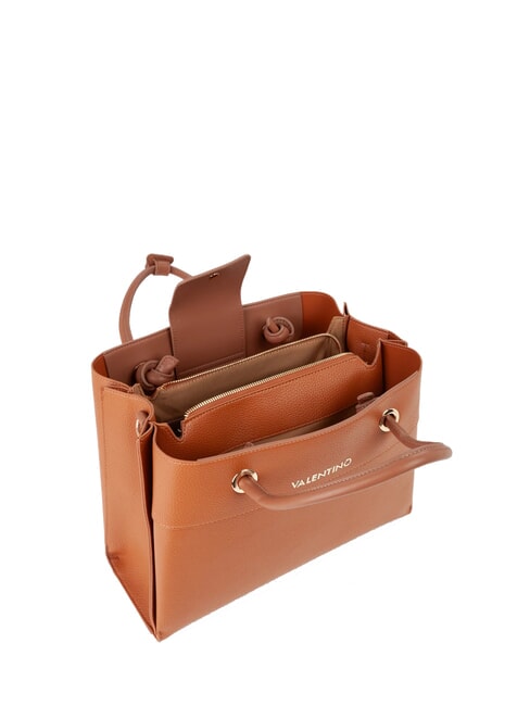 ALEXIA Bolso de mano con correa de hombro con logotipo cuero - Bolsos Mujer