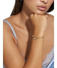 GUESS 4G LIGHT Pulsera con tres charms oro amarillo - Pulseras - 2