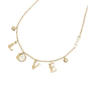 GUESS 4 LOVE Collar con charms de AMOR oro amarillo - Collares - 2