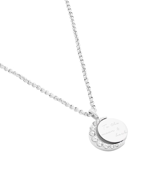 MOON FASES Collar SILVER - Collares