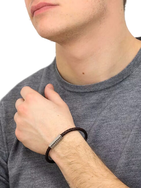 ACAPULCO Pulsera acero/t.moro - Pulseras de hombre