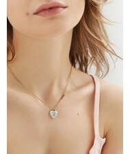 GUESS AMORE Collar con colgante de coraz&oacute;n oro - Collares - 2