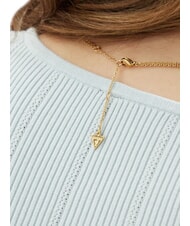 GUESS AMORE Collar de dos vueltas con charm de infinito oro amarillo - Collares - 3
