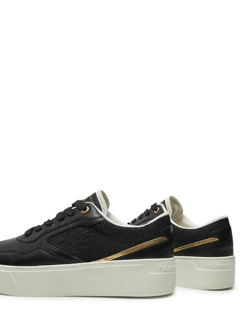 PLATFORM MONOGRAM Zapatillas altas de piel negro - Zapatos Mujer