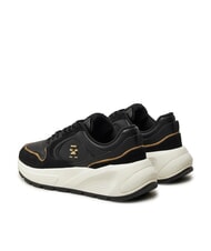 TOMMY HILFIGER CHUNKY FASHION Zapatillas de cuero negro - Zapatos Mujer - 5