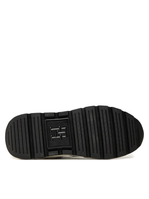 CHUNKY FASHION Zapatillas de cuero negro - Zapatos Mujer