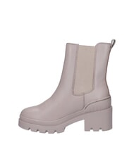 TOMMY HILFIGER TH Botines de piel con tac&oacute;n medio gris - Zapatos Mujer - 3