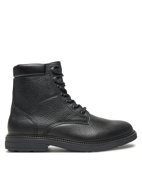 HILFIGER OUTDOOR Botines de piel con cuello acolchado negro - Zapatos Hombre