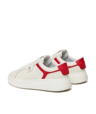 TOMMY HILFIGER POINTY COURT Zapatillas de cuero blanco - Zapatos Mujer - 6