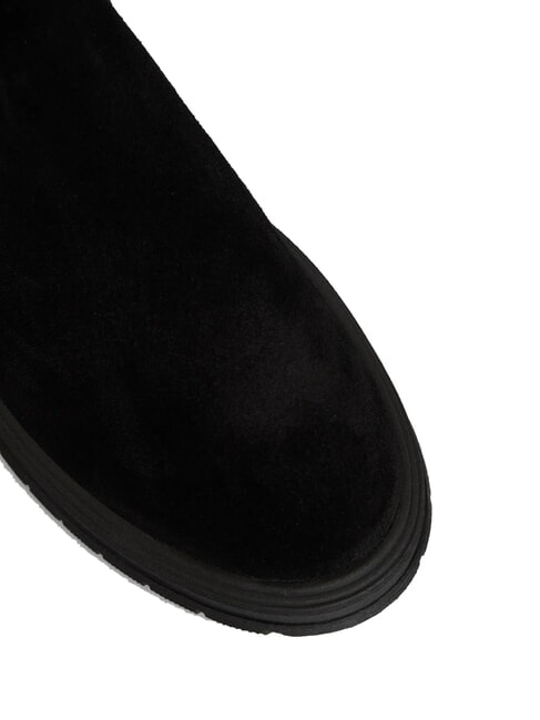 HILFIGER SUEDE Botines de ante con cremallera negro - Zapatos Hombre