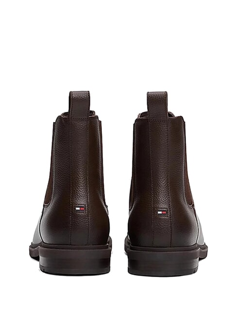 FLEXIBLE HILFIGER Botines de piel para hombre marr&oacute;n - Zapatos Hombre