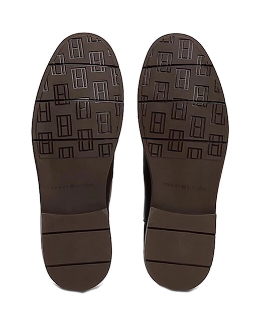 FLEXIBLE HILFIGER Botines de piel para hombre marr&oacute;n - Zapatos Hombre