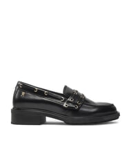 TOMMY HILFIGER CHUNKY NAUTICAL EYELETS  mocasines de cuero negro - Zapatos Mujer - 2