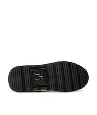 TOMMY HILFIGER CHUNKY FASHION Zapatillas de cuero negro - Zapatos Mujer - 6