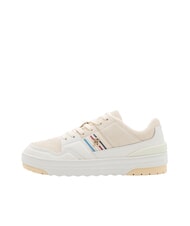 TOMMY HILFIGER SUEDE STRIPES BASKET Zapatillas de piel de ante beige - Zapatos Mujer - 2
