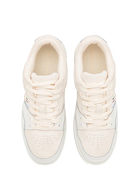 SUEDE STRIPES BASKET Zapatillas de piel de ante beige - Zapatos Mujer