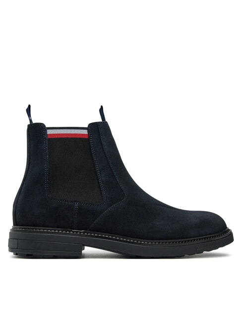 HILFIGER OUTDOOR Botines de ante azul - Zapatos Hombre