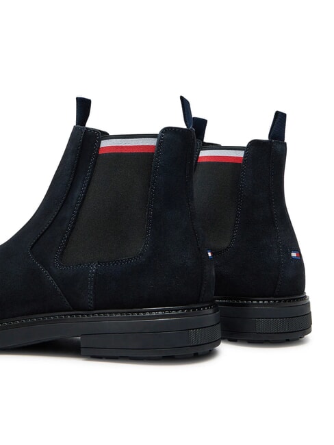 HILFIGER OUTDOOR Botines de ante azul - Zapatos Hombre