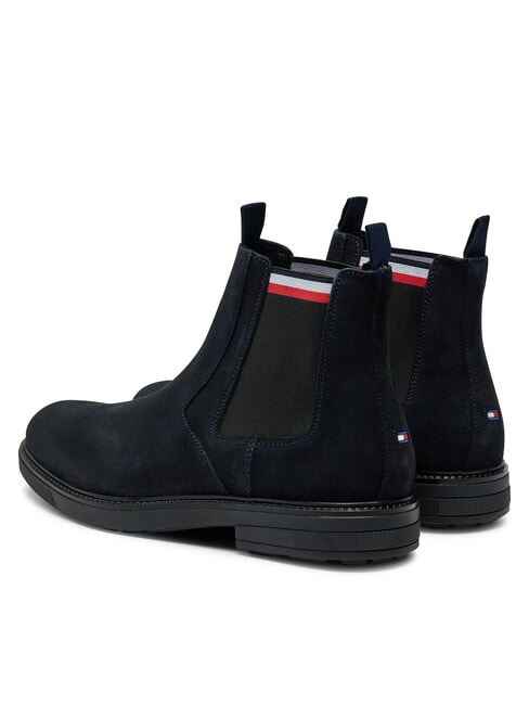 HILFIGER OUTDOOR Botines de ante azul - Zapatos Hombre