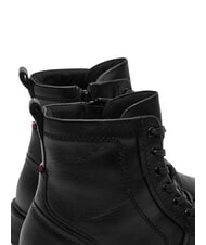 TOMMY HILFIGER HILFIGER COMFORT Botines de piel con cordones y cremallera negro - Zapatos Hombre - 4