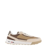 TOMMY HILFIGER RETRO RUNNER Zapatillas de piel y tela beige - Zapatos Hombre - 2