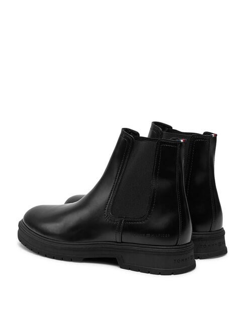HILFIGER ABRASIV WAR Botines de piel estilo Chelsea negro - Zapatos Hombre