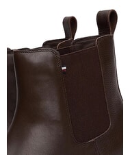 TOMMY HILFIGER FLEXIBLE HILFIGER Botines de piel para hombre marr&oacute;n - Zapatos Hombre - 5
