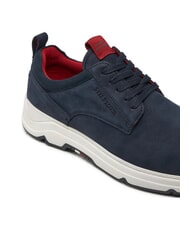 TOMMY HILFIGER HILFIGER NUBUCK MIX Zapatillas de piel nobuk azul - Zapatos Hombre - 3