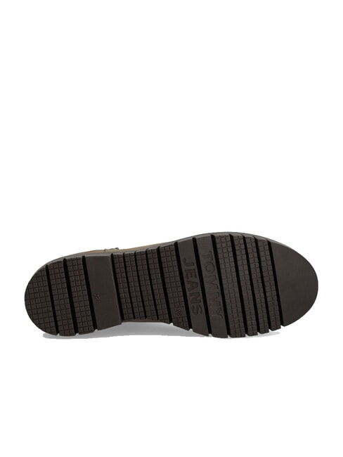 TH JEANS Botines de piel nobuk caqui - Zapatos Mujer