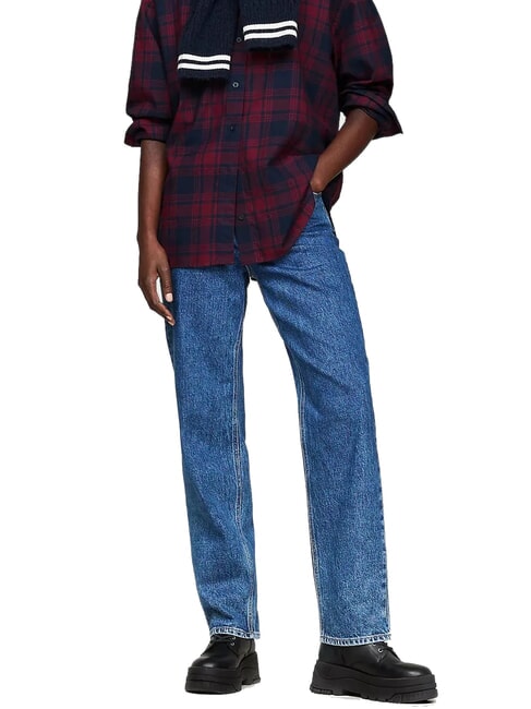 TH JEANS Botines de plataforma de piel con cremallera negro - Zapatos Mujer