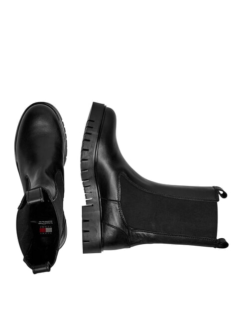 TH JEANS Botines de piel negro - Zapatos Mujer