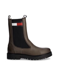 TOMMY HILFIGER TH JEANS Botines de piel marr&oacute;n - Zapatos Mujer - 2