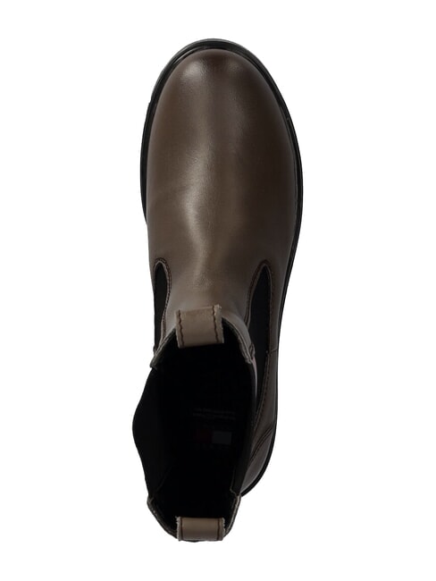 TH JEANS Botines de piel marr&oacute;n - Zapatos Mujer