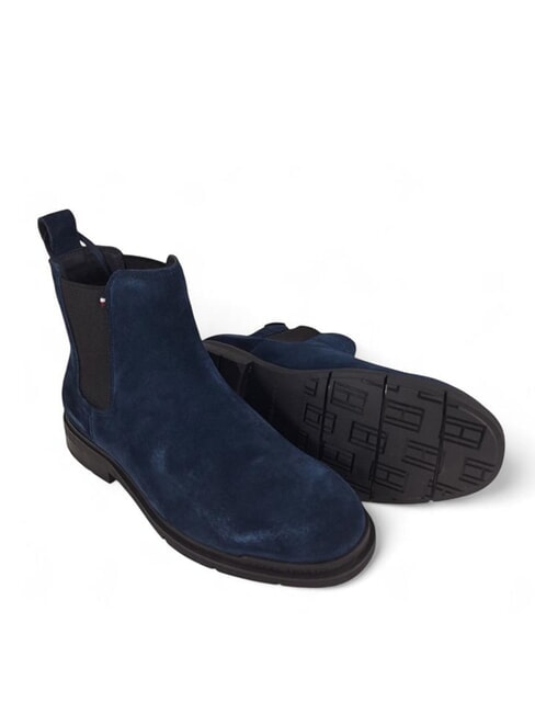 FLEXIBLE HILFIGER Botines de ante azul - Zapatos Hombre