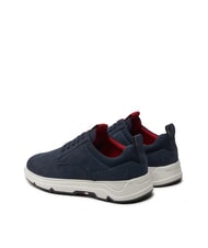 TOMMY HILFIGER HILFIGER NUBUCK MIX Zapatillas de piel nobuk azul - Zapatos Hombre - 4