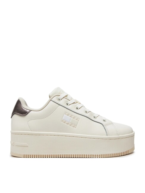 TOMMY JEANS Flatform Zapatillas altas crudo - Zapatos Mujer