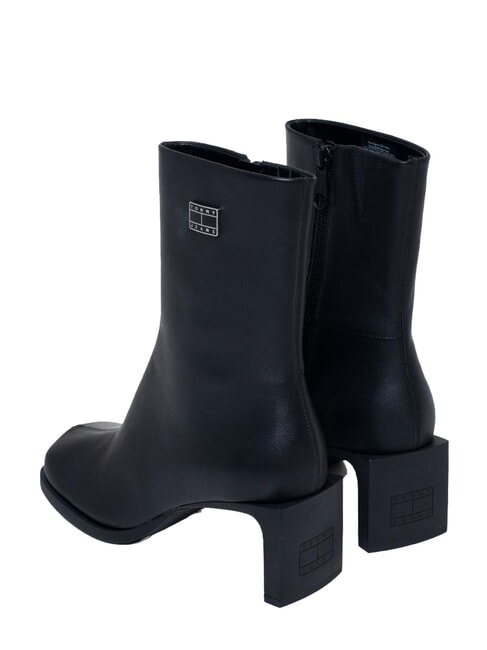 THE SOHO Botines de punta cuadrada con tac&oacute;n negro - Zapatos Mujer