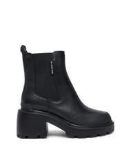 TOMMY HILFIGER TH JEANS Botines de piel con tac&oacute;n medio - Zapatos Mujer