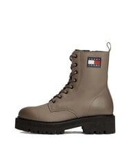 TOMMY HILFIGER TOMMY JEANS Urban Lace Up Botines de piel gris - Zapatos Mujer - 2