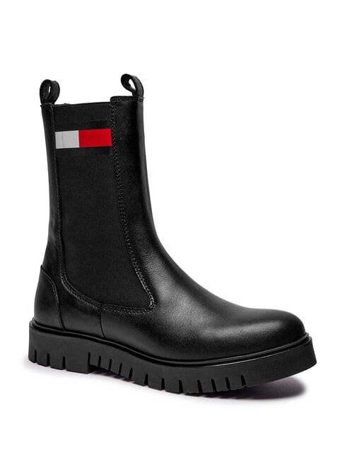 TH JEANS Botines de piel negro - Zapatos Mujer