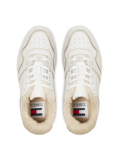 TH JEANS Zapatillas de piel con aplicaci&oacute;n crudo - Zapatos Mujer