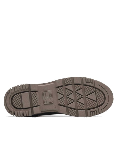 TH JEANS  Botines altos de piel gris - Zapatos Mujer