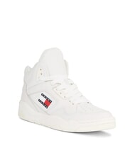 TOMMY HILFIGER TJW NEW BASKET MC Zapatillas de cuero crudo - Zapatos Mujer - 3